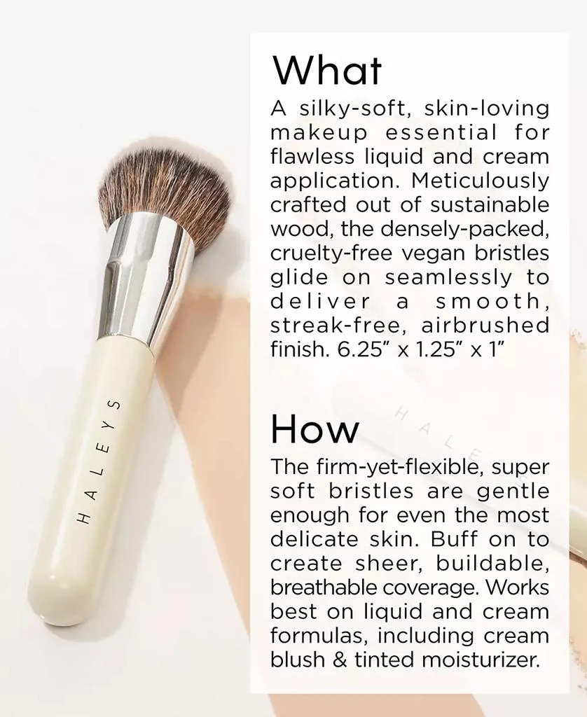 HALEYS Beauty Brilliant Kabuki Brush 2