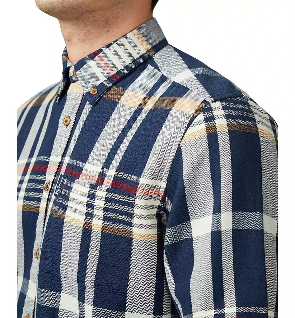 Ben Sherman Men's Regular-Fit Herringbone Check Button-Down Shirt 3
