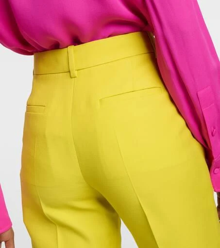 Valentino Crêpe Couture high-rise straight pants 6