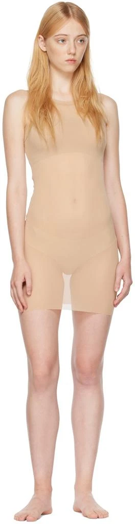 SKIMS Beige Summer Mesh Minidress 4