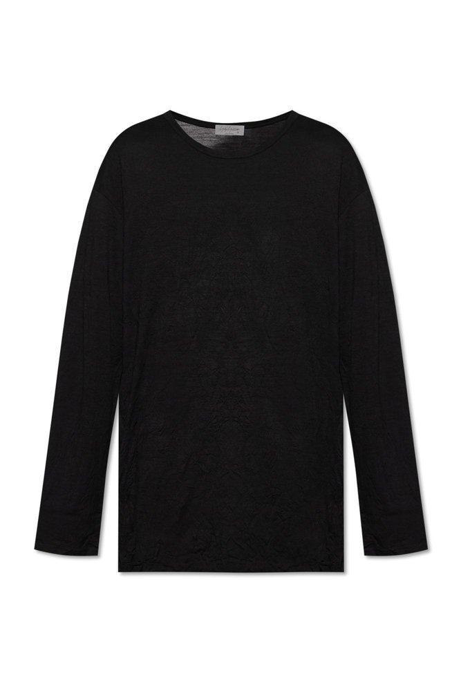 YOHJI YAMAMOTO Yohji Yamamoto Long-Sleeve Crewneck T-Shirt