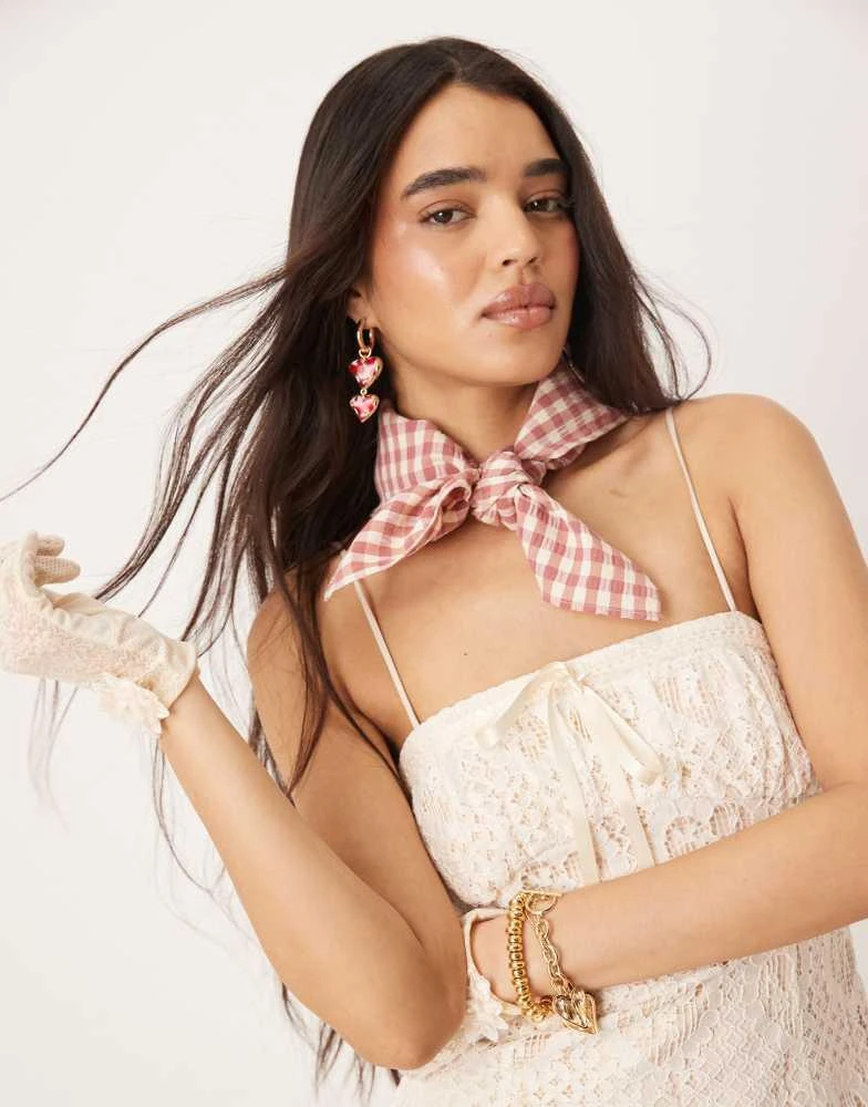 For Love & Lemons For Love & Lemons Claire mini dress in cream 3