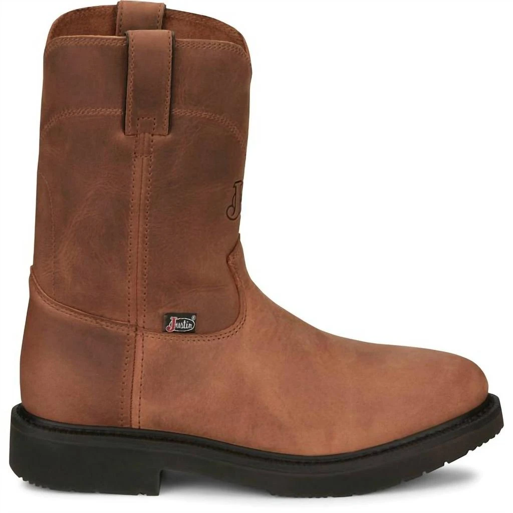 Justin Men's Round-Up 10 In Aged Bark 3