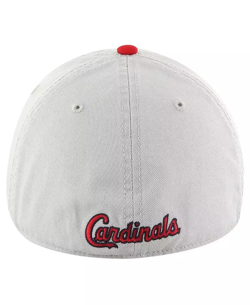 47 Brand Men's Gray/Red St. Louis Cardinals Sure Shot Classic Franchise Hat 3