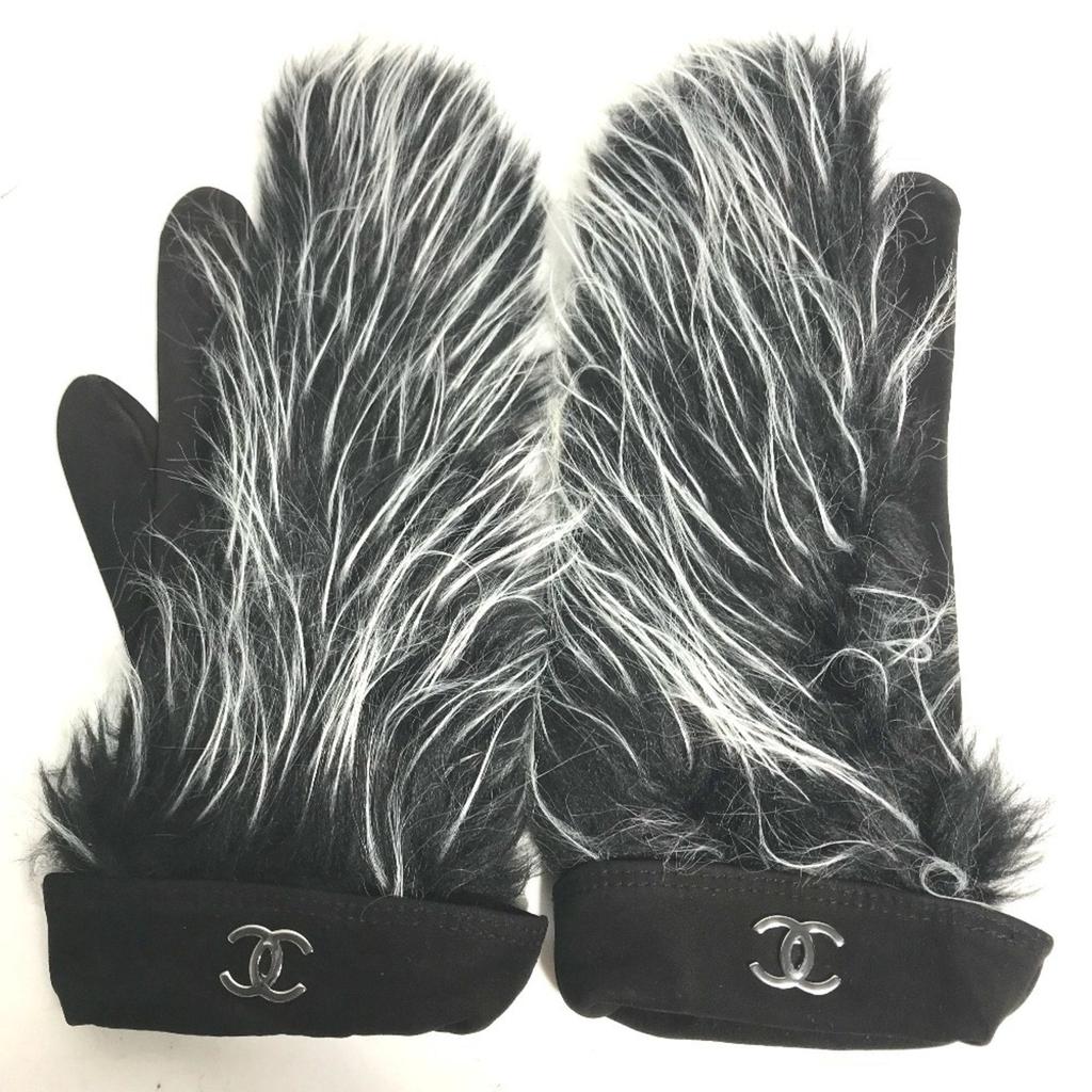 Chanel Suede Warm Gloves (Pre-Owned)