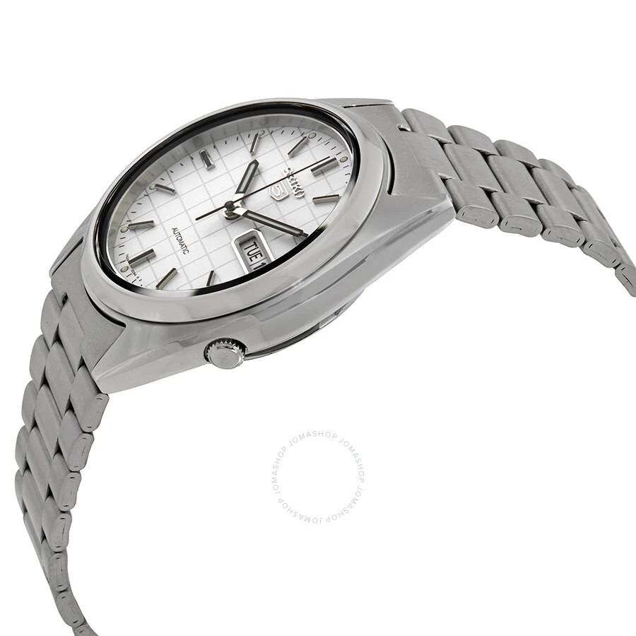 Seiko Seiko Series 5 Automatic White Grid Dial Men's Watch SNXF05 2