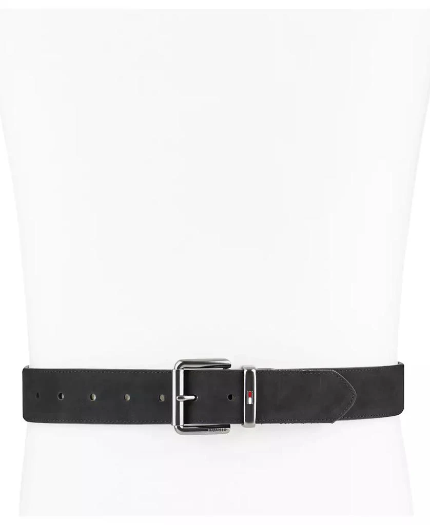 Tommy Hilfiger Men’s Two-In-One Reversible Casual Matte and Pebbled Belt 7