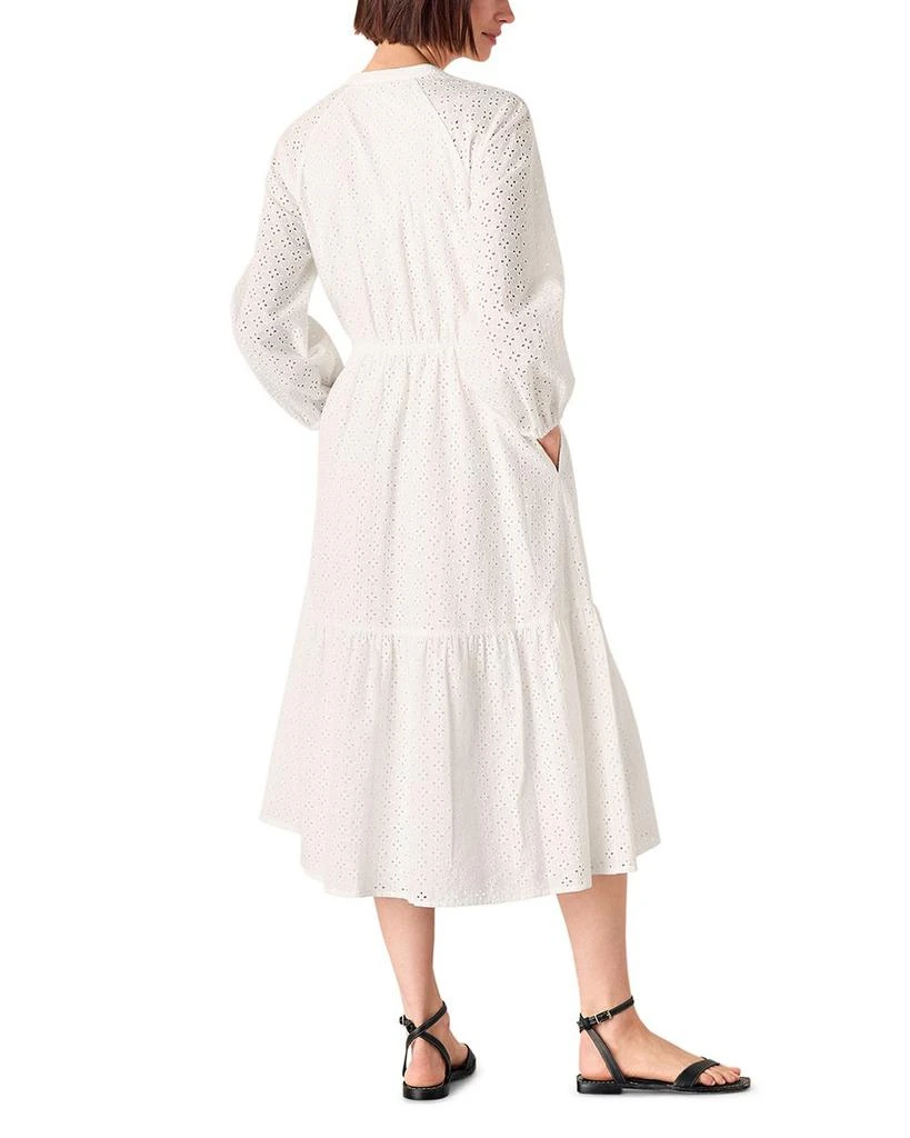 Whistles Broderie Midi Shirt Dress 7