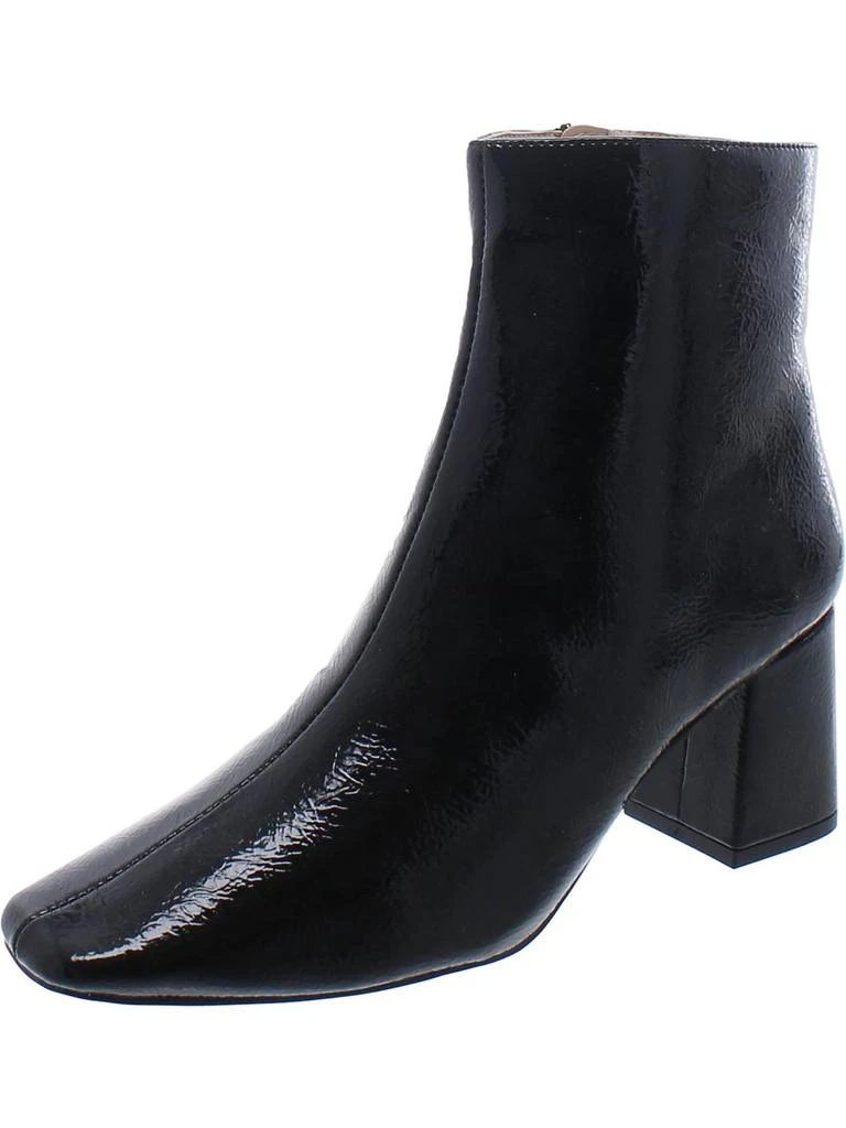 Journee Collection Womens Patent Block heel Ankle Boots 1