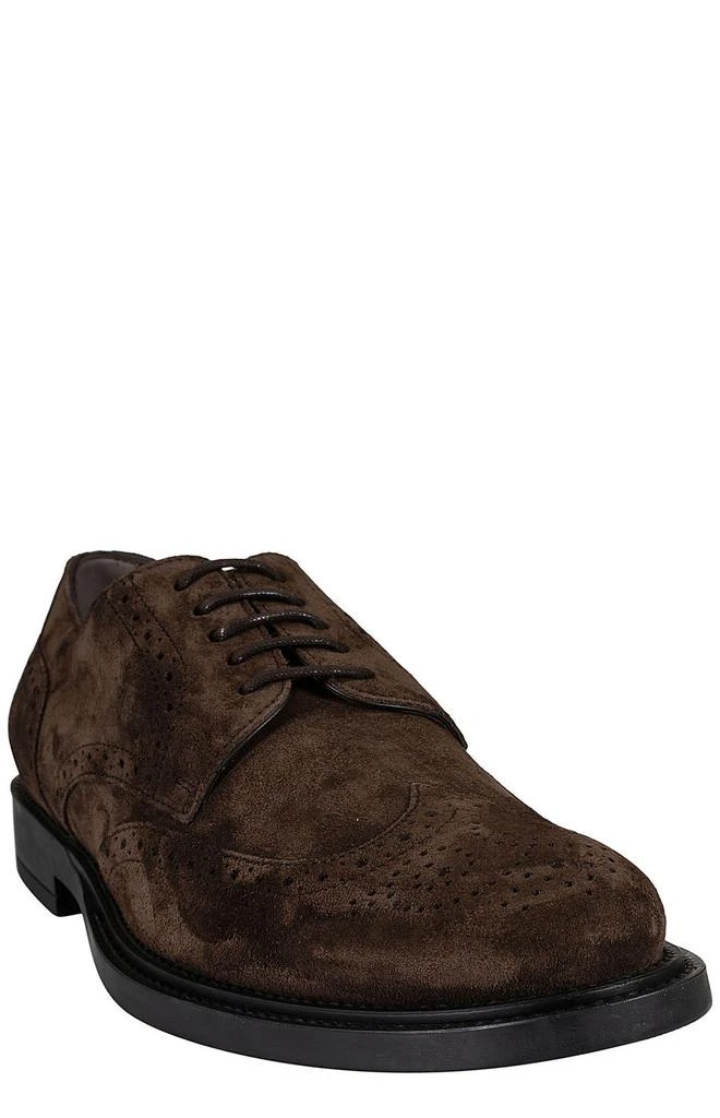 Tod's Tod's Logo Embossed Lace Up Shoes 2