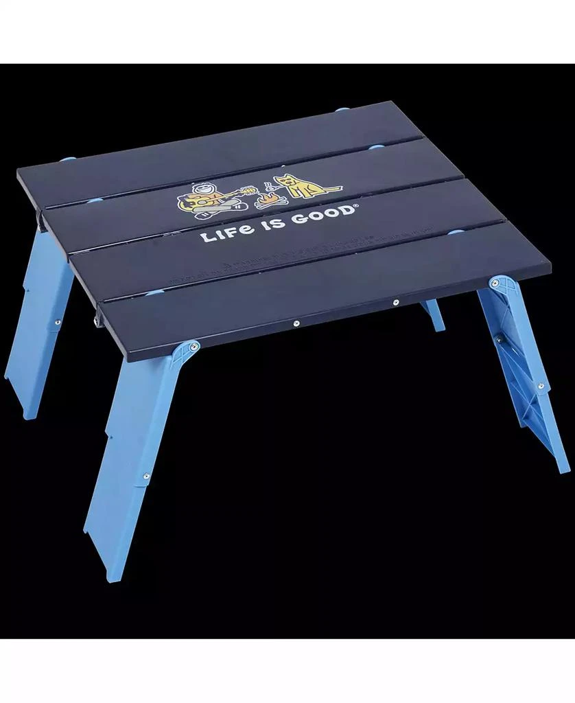 Life is Good 2 x 2 x 1 ft Blue Family Portable Outdoor Table