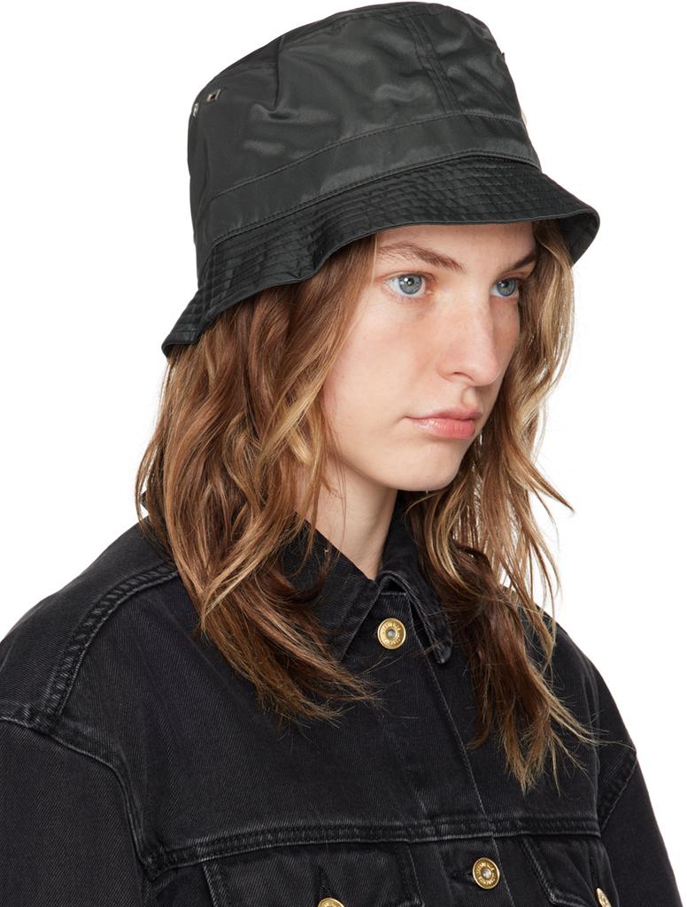 Jacquemus Black Les Classiques 'Le bob Ovalie' Bucket Hat