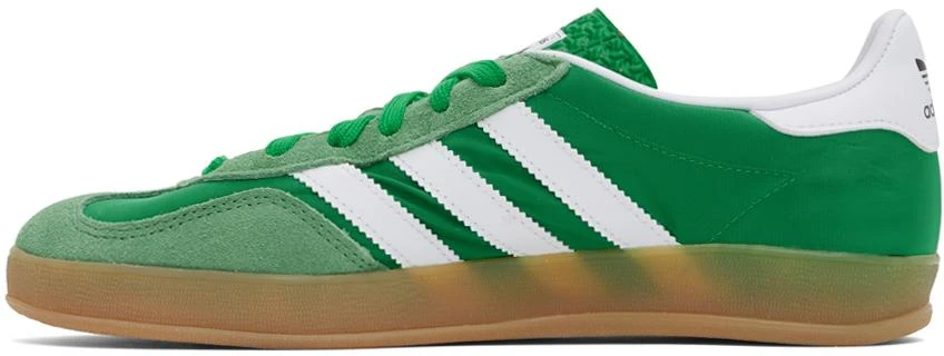Adidas Green & White Gazelle Indoor Sneakers 3