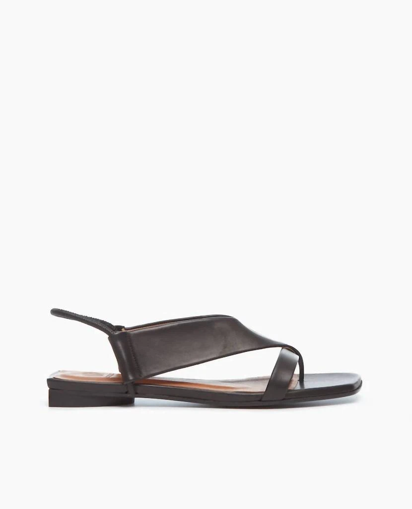 Coclico Women's Finch Sandal In Black Leather 2