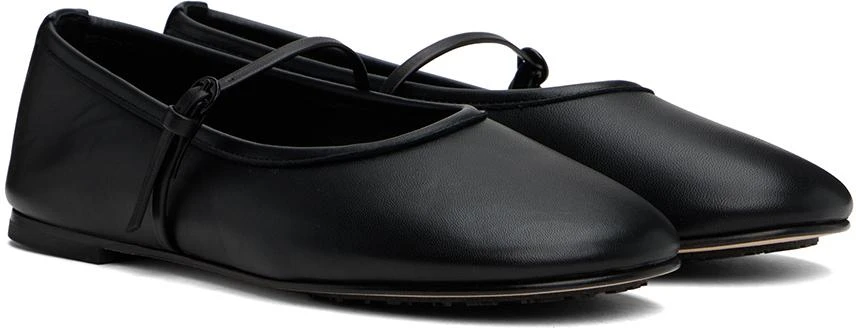 Dear Frances Black Balla Strap Ballerina Flats 4