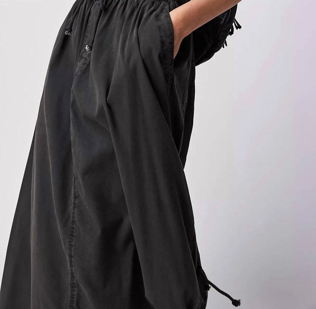 Free People Picture Perfect Parachute Skirt In Black 4