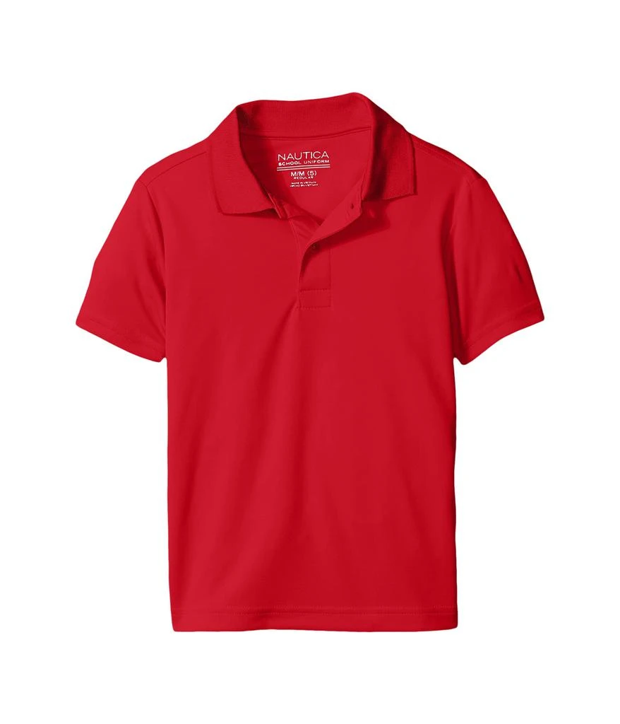 Nautica Boys' School Uniform Short Sleeve Performance Polo 1