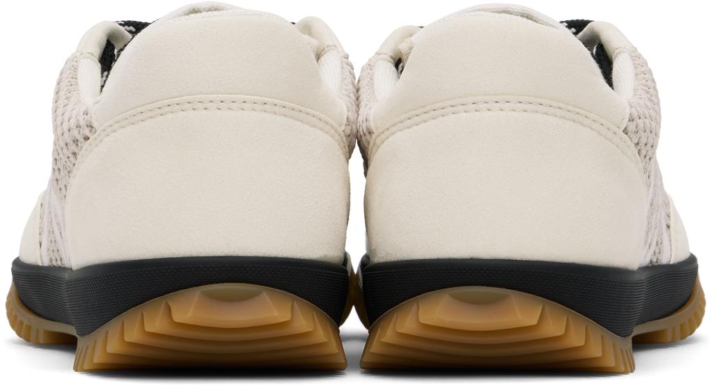 Stella McCartney Off-White & Beige S-Wave Sport Mesh Paneled Sneakers