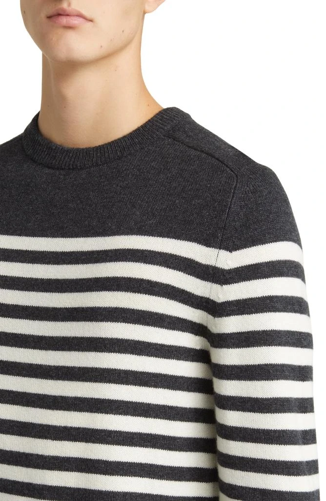 Theory Latho Stripe Wool Blend Sweater 4