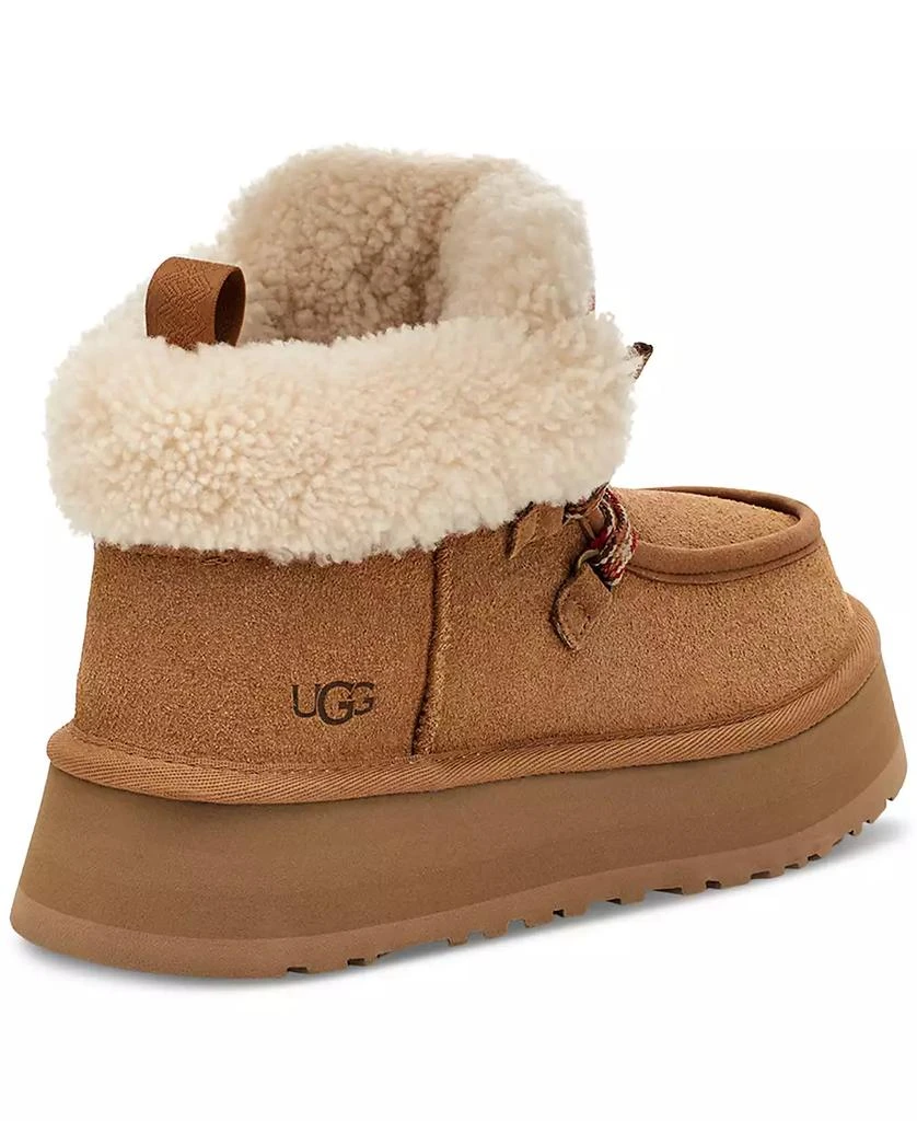 UGG® Women's Funkarra Cabin Cuffed Lace-Up Cold-Weather Booties 3