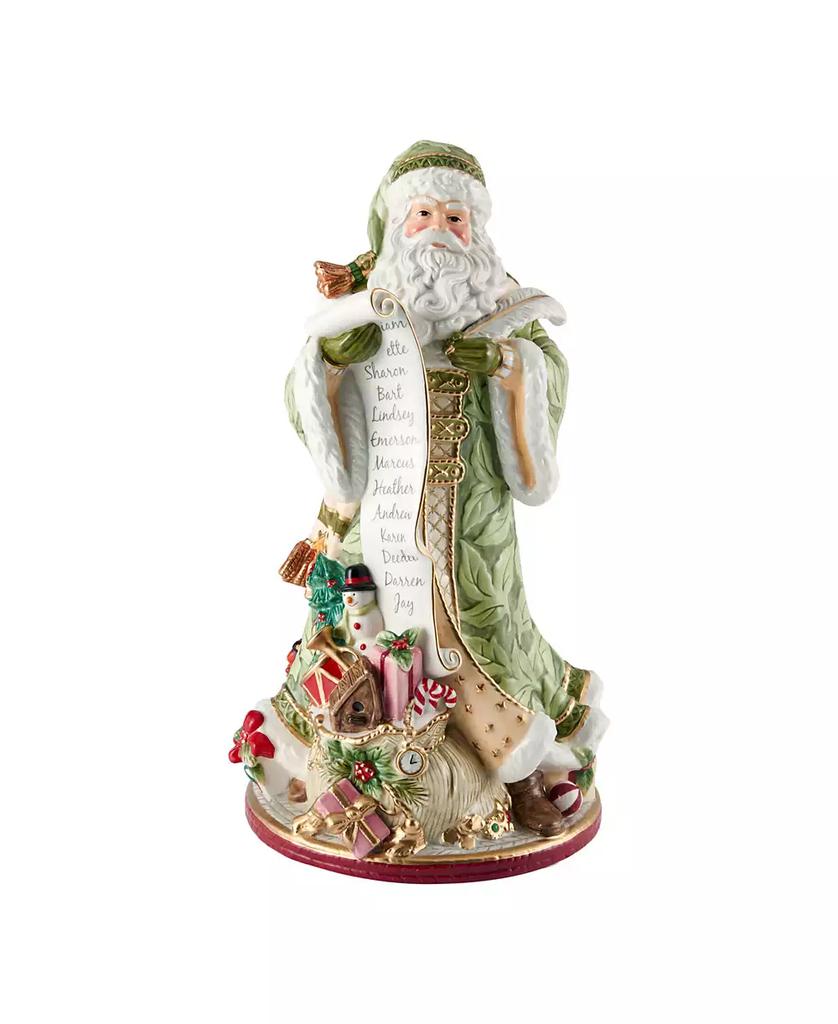 Fitz and Floyd Holiday Home Santa Figurine