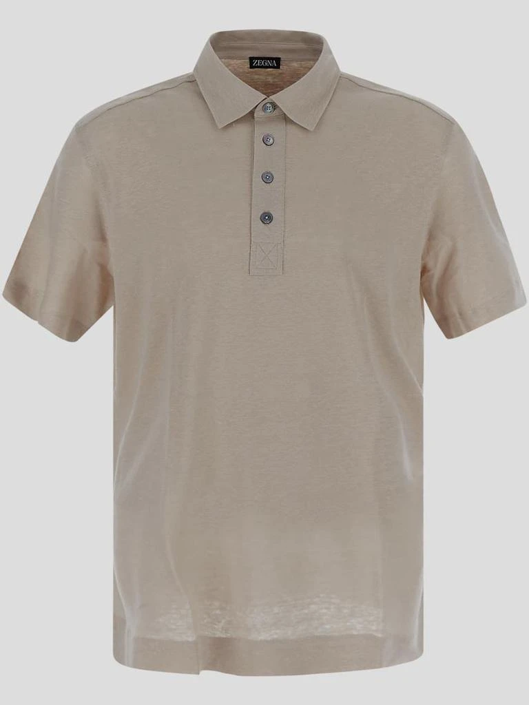 Zegna Zegna Linen Polo 1