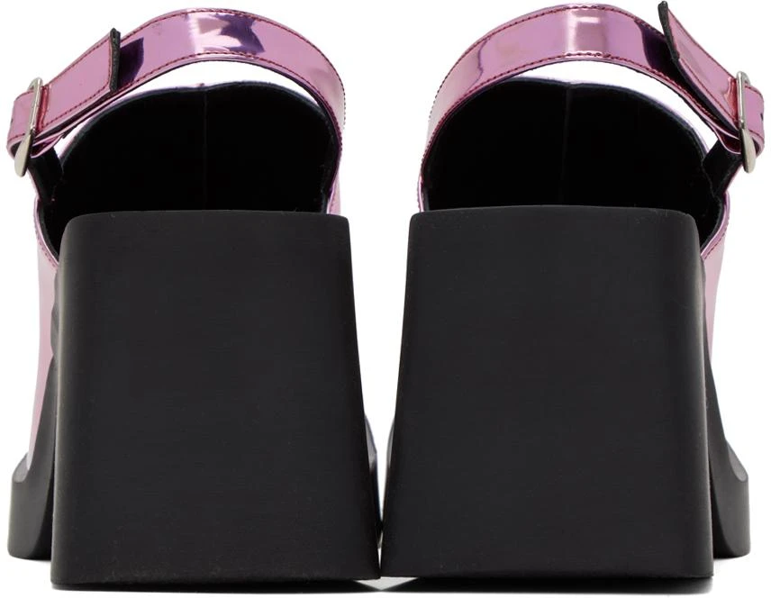 Justine Clenquet Pink Raf Mules 2