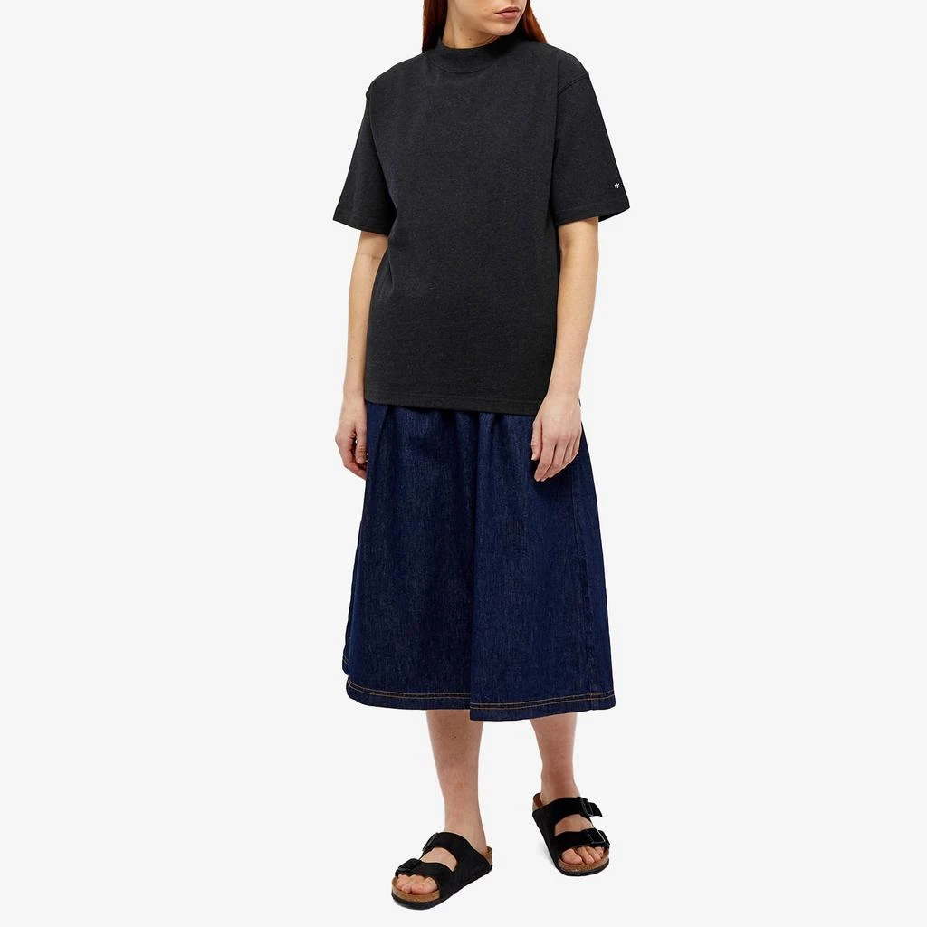 Snow Peak Snow Peak Recycled Cotton Heavy Mock Neck T-Shirt 4