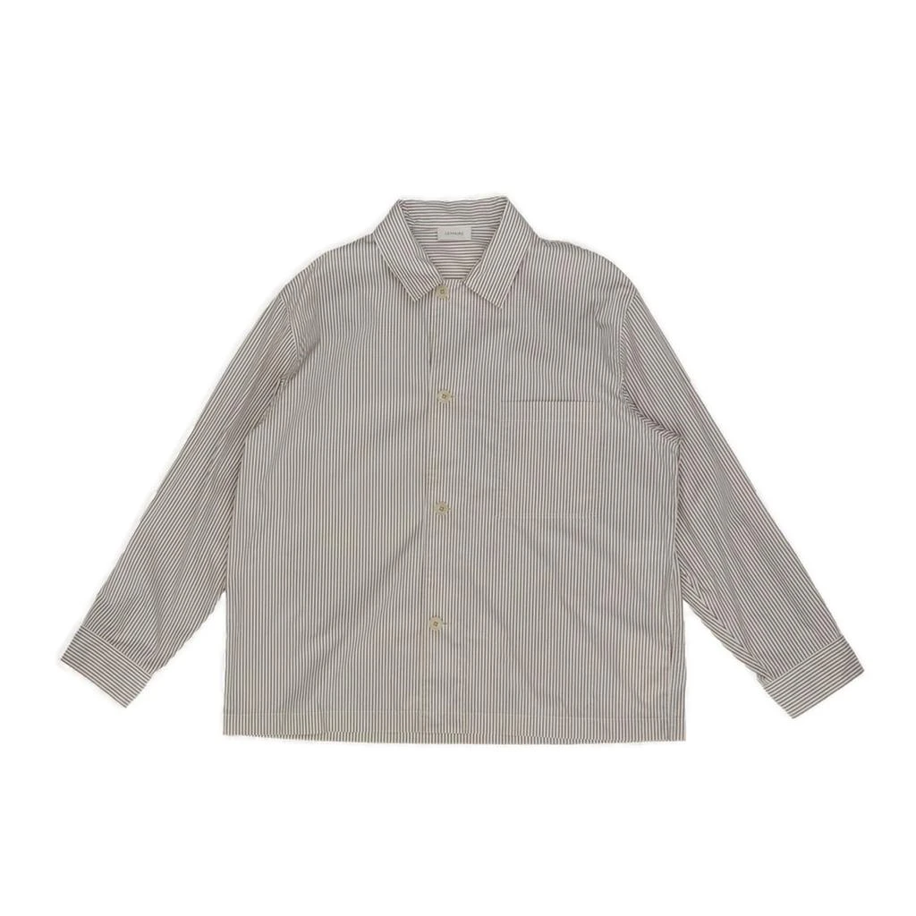 Lemaire Lemaire Long Sleeved Striped Buttoned Shirt 1