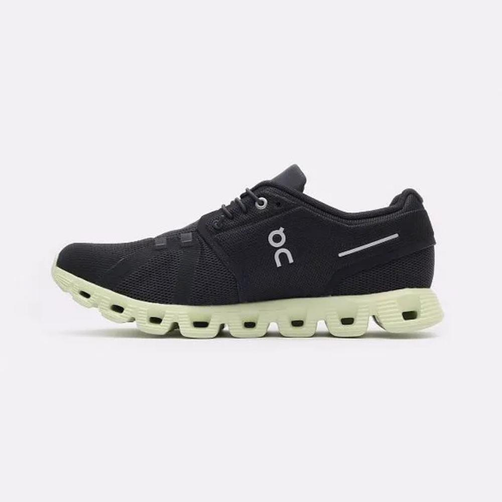 On On Cloud 5 59.98887 Sneakers Men 12.5 Black Green Slip-On Athletic Running Shoes