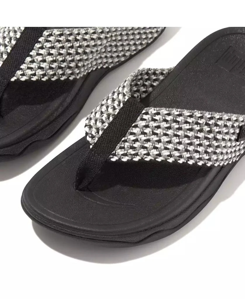 FitFlop Women's Surfa Multi-Tone Webbing Toe-Post Sandals 5