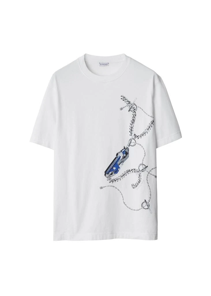 Burberry Knight hardware cotton t-shirt 1