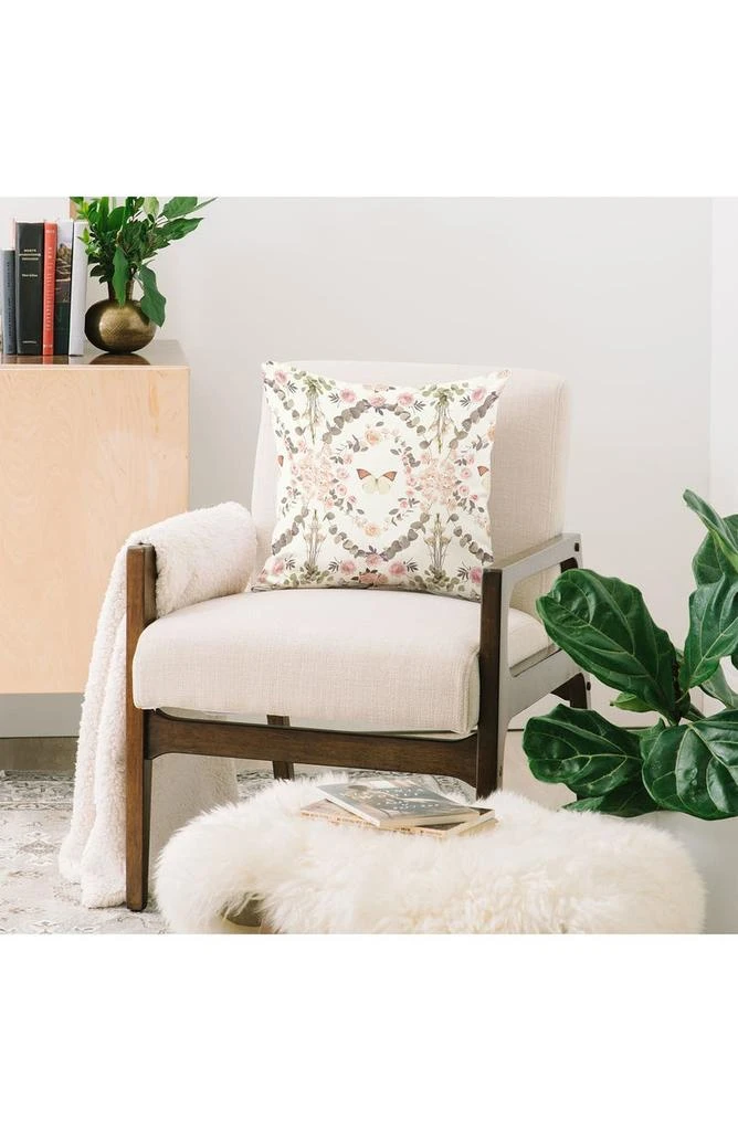 DENY Designs Emanuela Carratoni Butterfly Throw Pillow 2