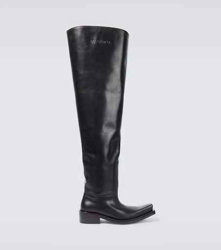 Balenciaga Santiago over-the-knee leather boots 1