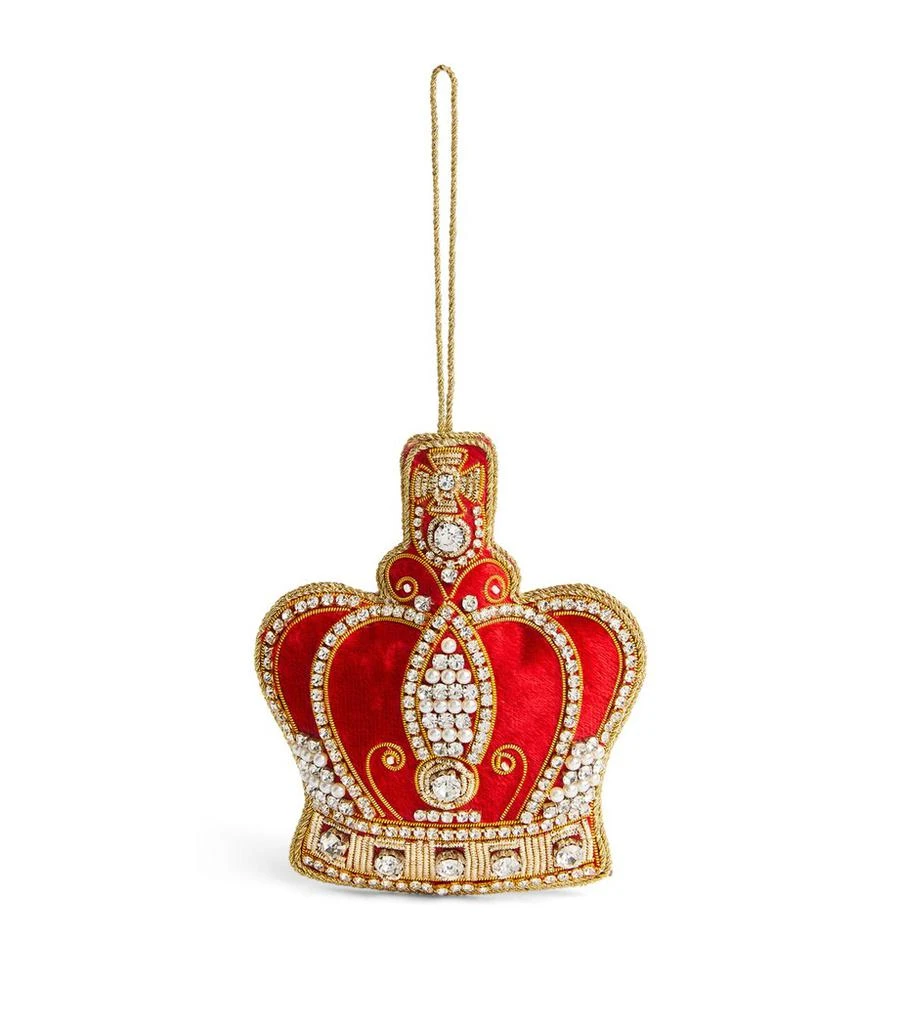 Tinker Tailor Crystal-Embellished Crown Tree Decoration 1