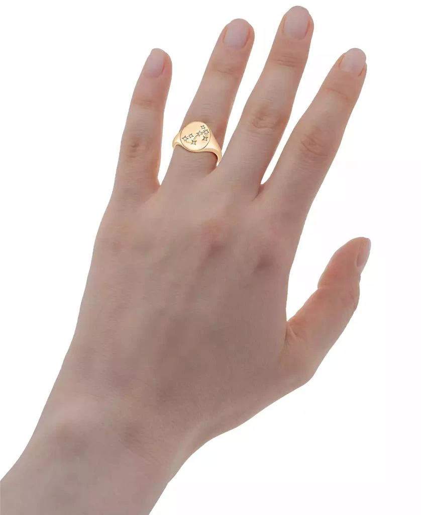 Wrapped Diamond Scorpio Constellation Ring (1/20 ct. t.w.) in 10k Gold, Created for Macy's 2