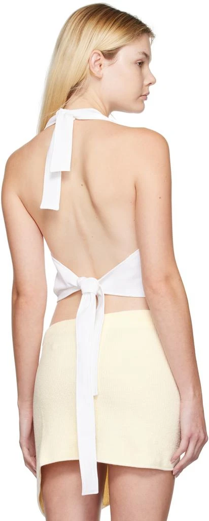 Jacquemus White Le Papier 'Le Haut Linu' Tank Top 3