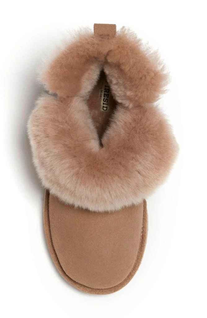 Dear Foams Perth Genuine Shearling Foldover Bootie 4