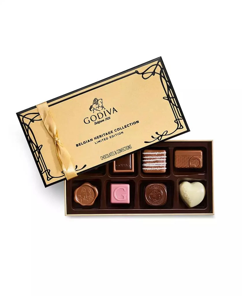 Godiva Belgian Heritage Collection Limited Edition Chocolate Gift Box, 8 Piece 1