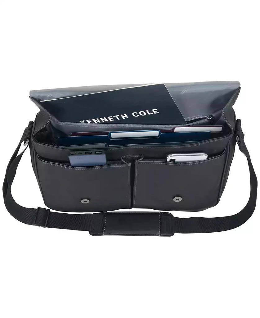 Kenneth Cole Colombian Leather Crossbody 15.6" Laptop & Tablet Messenger Bag 5