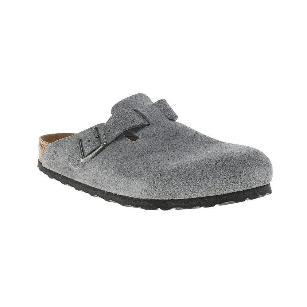 Birkenstock Boston Soft Suede Footbed Clogs 2