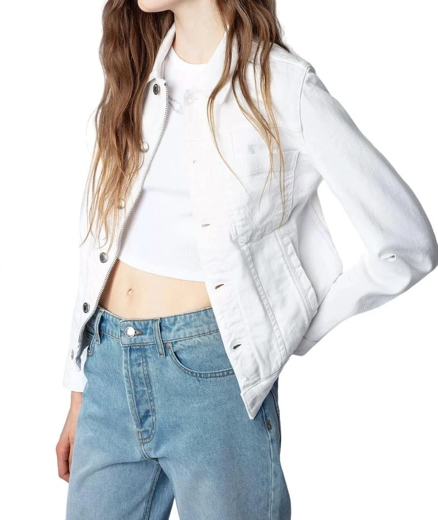 ZADIG & VOLTAIRE KIOMY ECO LOVE DENIM JACKET 2
