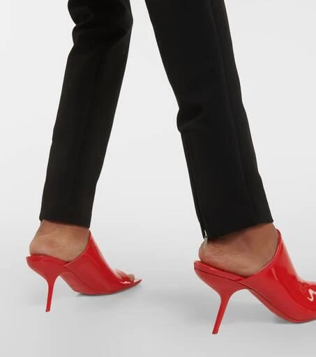 Salvatore Ferragamo Wool-blend gabradine slim pants 5