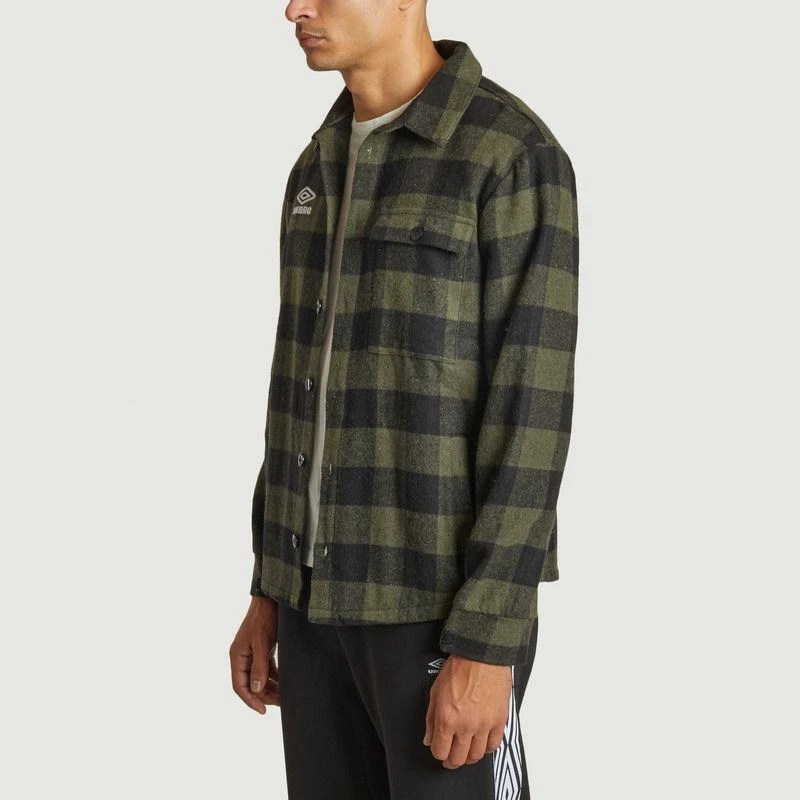 Umbro lifestyle Check overshirt KAKI NOIR UMBRO LIFESTYLE 2