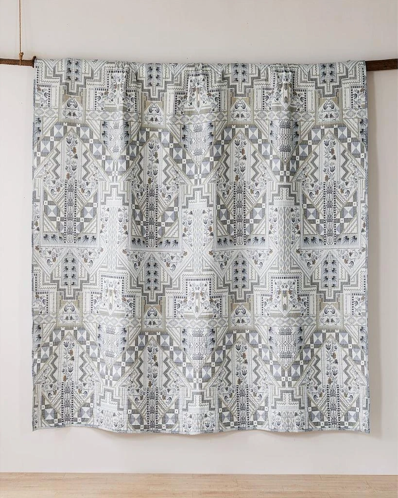 Johnny Was Santa Fe Reversible Linen-Blend Quilt 5