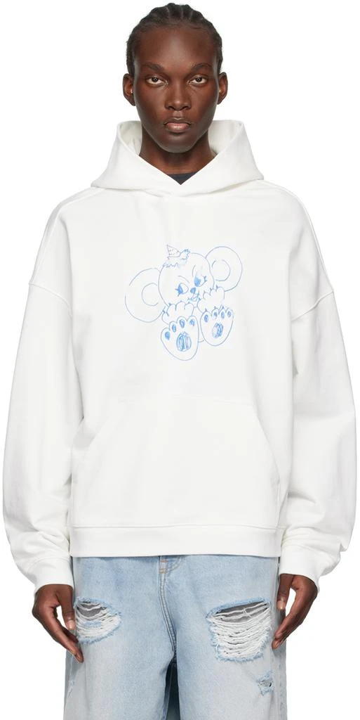We11done White Monster Hoodie 1