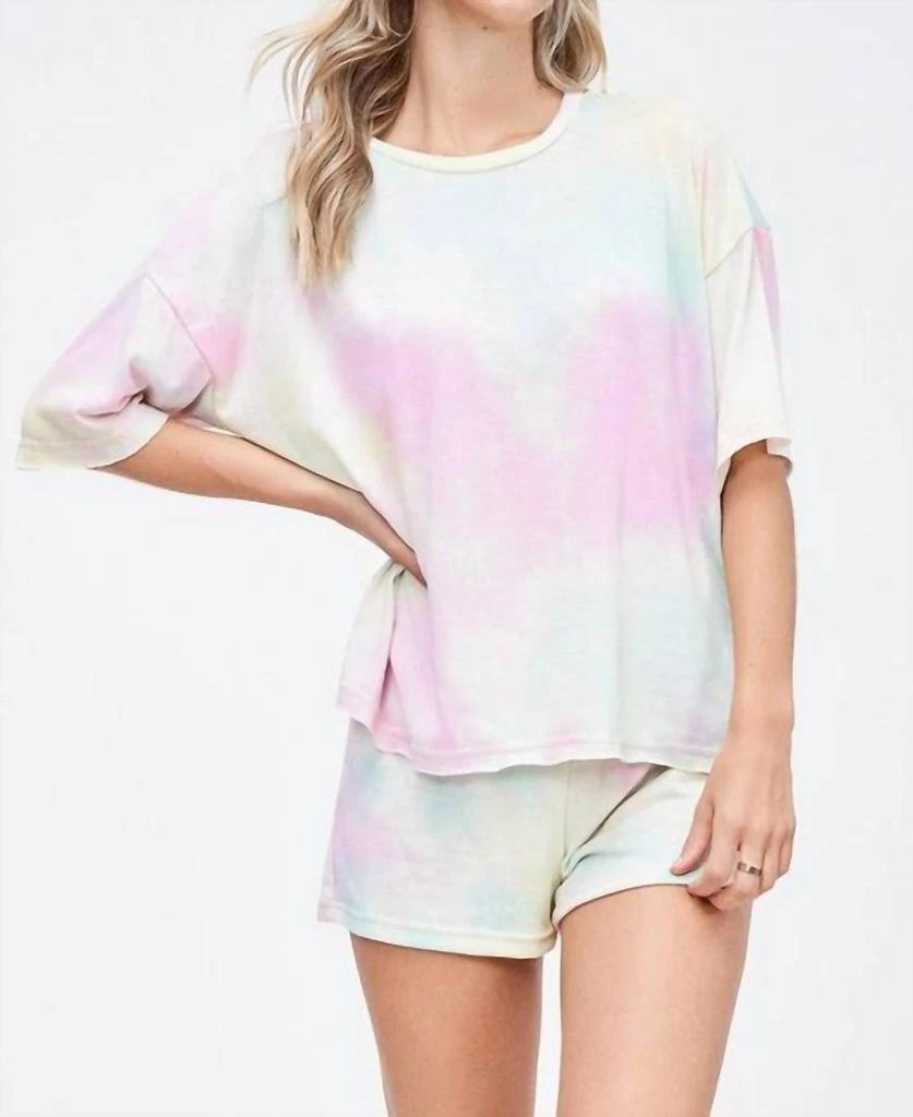Phil Love Phil Love - Pastel Tie Dye Shorts Set 2