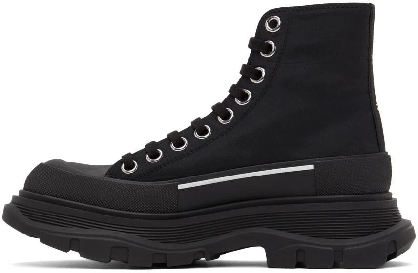 Alexander McQueen Black Logo Tread Slick High Sneakers 3