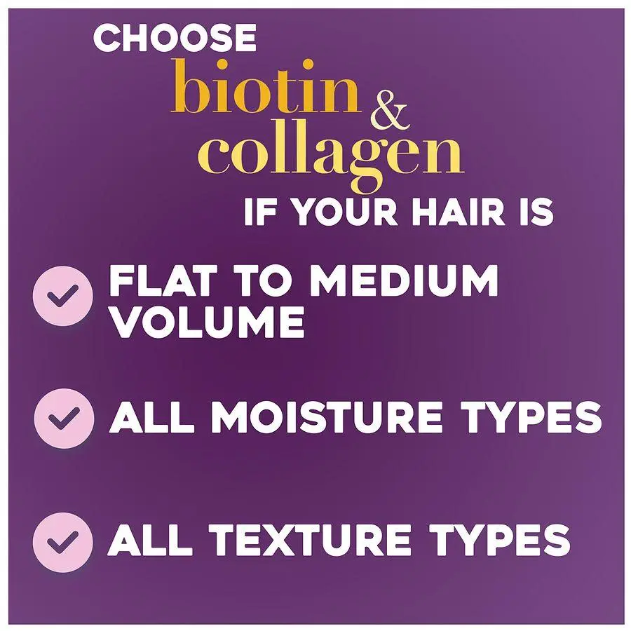 OGX Thick & Full + Biotin & Collagen Volumizing Conditioner 9