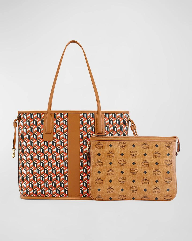 MCM Liz Reversible Medium Visetos Tote Bag 5